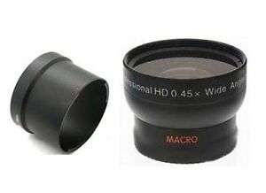 Wide Conversion Lens + Tube Adapter bundle for Olympus C-5060 C-7070 Camera