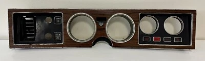 1975-1977 Dodge Charger SE Chrysler Cordoba Woodgrain Dash Bezel Trim MOPAR OEM - Image 1 of 4
