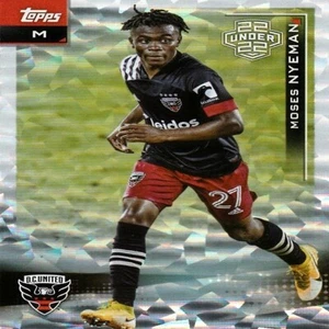 Moses Nyeman (DC United FC) 2021 Topps "Under 22" Foil Parallel Card -Number 160 - Bild 1 von 2