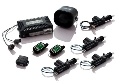 HAWK KIT DE BLOQUEO CENTRALIZADO DE ARRANQUE REMOTO ALARMA COCHE LCD FM A FM DE 2 VÍAS ULTRASÓNICO