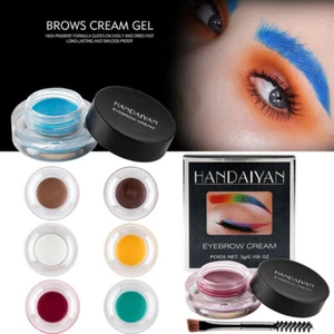 Eye Brow Tattoo Tint Dye Gel Eyebrow With Brush Waterproof Long Lasting Cosmetic - Picture 1 of 24