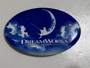 DreamWorks SKG Movie Logo Pinback Button, Oval Uncommon 1990s - Picture 1 of 4