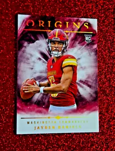 Tarjeta de novato Panini Origins 2024 Jayden Daniels Holo original RC #144 como nueva 💥💥 - Imagen 1 de 11