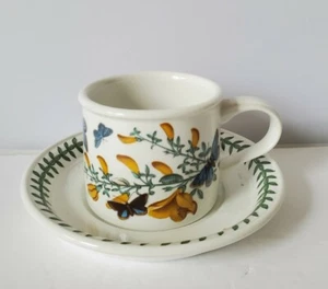Portmeirion Botanic Garden Cytisus Scoparius Broom Drum Flat Cup & Saucer Set - Picture 1 of 12