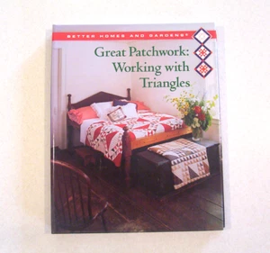 "Great Patchwork: Working with Triangles" Quilting Pattern Book Hardback  - Bild 1 von 2