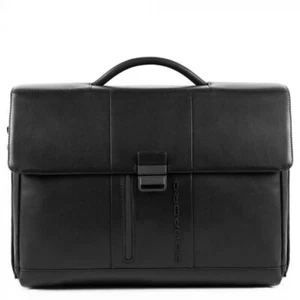 Cartella Piquadro in Pelle Nera Porta pc 15,6" e iPad Linea Urban - CA1045UB00/N - Foto 1 di 2