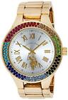 U.S. Polo Assn. Women's Quartz Metal and Alloy Casual Watch, Color:Gold-Toned