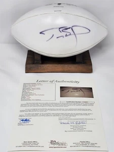 TOM BRADY signed full size football JSA COA FULL LOA PATRIOTS BUCCANEERS - Picture 1 of 7