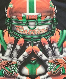 Vintage SWAC FAMU Florida A&M big graphic showdown football tee shirt XL Thunder - Picture 1 of 12