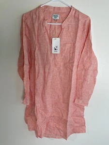 HIHO Damen M leichtes Bananakeet Popover Shirt Kleid Sunset Orange DR-BNK1 - Bild 1 von 3