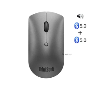 Lenovo ThinkBook Dual Bluetooth 5.0 Silent Wireless Mouse Blu-ray Mice 2400 DPI - Picture 1 of 8