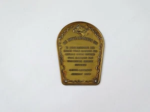 Reproducción vintage de letrero de placa de latón George & Dragon Inn de 1853 - Imagen 1 de 4