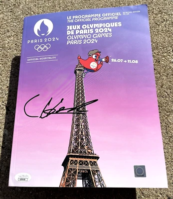 2024 年美国金牌签名奥运会巴黎项目 JSA 正品证书 Ryan Crouser & Cole Hocker — 第 1/3 张图片