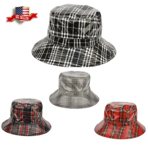 Weather Rain Waterproof Bucket Boonie Bush Fisherman Hiking Wide Brim Cap Hat - Picture 1 of 11