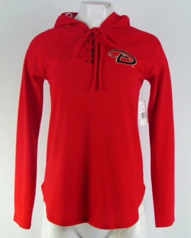 Arizona Diamondbacks MLB Touch Women's Red Lace Pullover Hoodie Cover