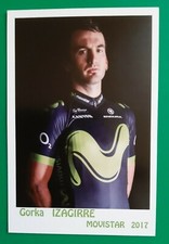 CYCLING cycling card GORKA IZAGIRRE team MOVISTAR 2017
