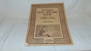 ALTE NOTEN 1915 SUTORS NOTIZ RECHTSCHREIBBUCH - Bild 1 von 1