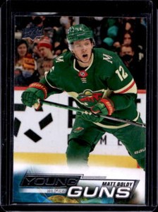 2022-23 Upper Deck Series 1 Matt Boldy Young Guns Rookie RC #201 Wild