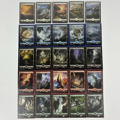 Complete Set - Battle for Zendikar BFZ Full Art Basic Land (Set of 25) - Image 1 of 4