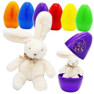 Easter Eggs Bunny Stuffed Animal Plush Toys, 8in Large Surprise Random Eggs - Picture 1 of 8