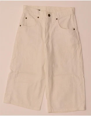 Jeans LEE Niñas Capri Pierna Ancha 12-13 Años W28 L15 Off White Algodón BH09 Foto 1 de 4