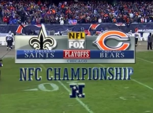 2006 NFC Championship - Chicago Bears vs New Orleans Saints DVD Classic - Picture 1 of 4