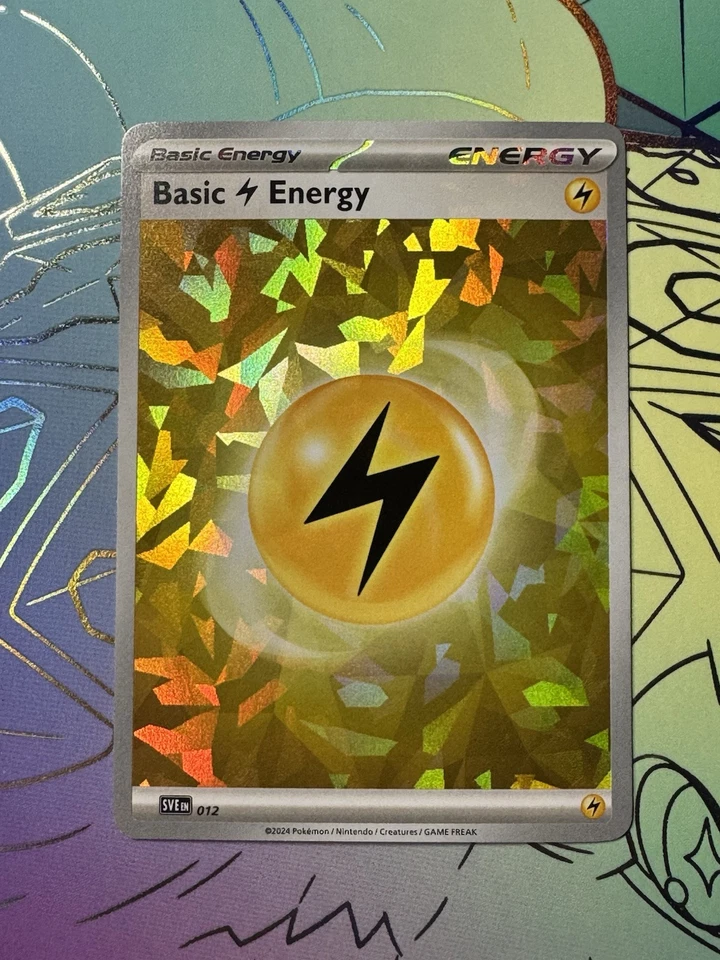 Pokemon TCG SVP EN Promo Basic Lightning Energy Cracked Ice Holo NM - Image 1 of 1