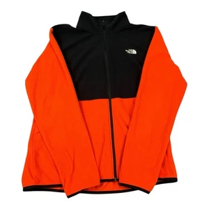 The North Face Tka Glacier Full Zip Jacket Orange/Black, Men’s Size Large - Picture 1 of 10