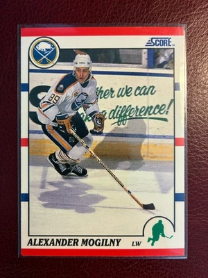 1990-91 Puntuación Hockey Alexander Mogilny #43 Buffalo Sabres Foto 1 de 2