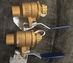 2-Nibco S-585-70-Hc 3/4″ Cxc 600PSI Cwp Full Port Ball Valve New Make Offer - Bild 1 von 5