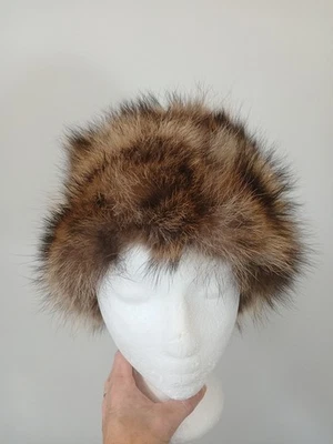 Sombrero LL Bean North King Piel de Mapache Estilo Cosaco Talla Pequeña Hecho en EE. UU. Foto 1 de 4