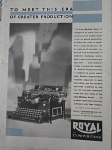 1929 Easy Writing Royal Typewriter for modern business Vintage ad - Picture 1 of 1