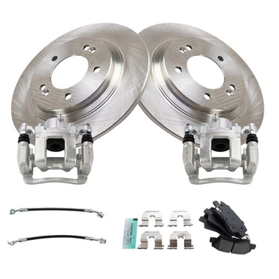 Brake Pad & Rotor Kit Semi-Metallic Fits 2014 Kia Optima - Image 1 of 4