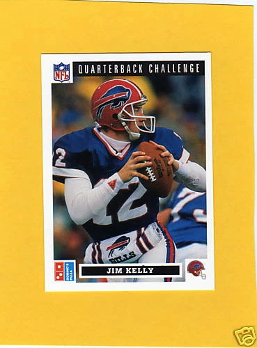 1991 Domino's Pizza Upper Deck JIM KELLY Buffalo Bills Card Mint - Image 1 of 1