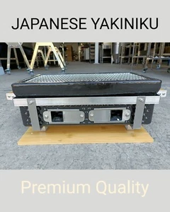 New Premium Yakiniku Hibachi Grill - Rectangle Ceramic BBQ - Picture 1 of 4