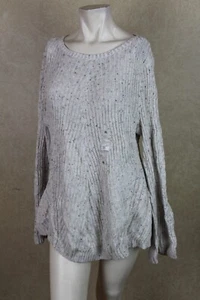 Style &Co Neu Damenpullover Hängematte meliert gerippt Größe XL neu mit Etikett __ R3A1 - Bild 1 von 4