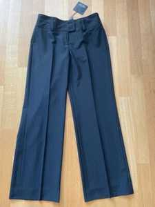 Esprit Collection Anzughose, Bügelfalte, schwarz, mit Nadelstreifen, neu - Bild 1 von 6