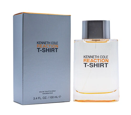 Camiseta Reaction de Kenneth Cole 3,4 OZ Colonia EDT para Hombres Nueva en Caja Foto 1 de 1