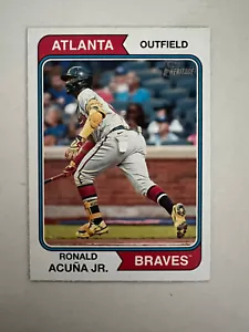Ronald Acuna Jr. Atlanta Braves 2023 Topps Heritage #183 - Picture 1 of 2
