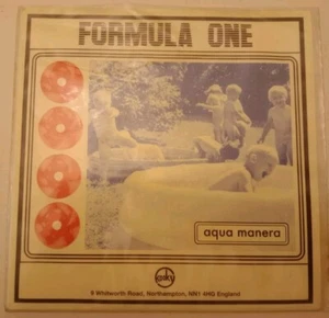 Formula One/Ears Go FFF - Aqua Manera Vinyl 7" - KOOKY DISC 001 - Picture 1 of 12