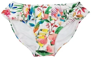 SIGUIENTE Parte inferior de bikini floral multicolor blanco abstracto para nadar niñas Reino Unido 10 - Imagen 1 de 4