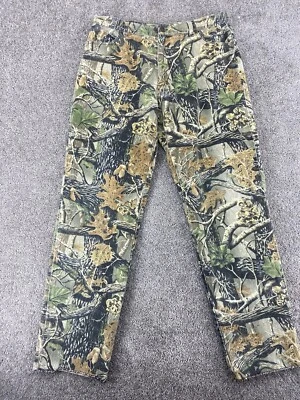 Cabelas Seclusion 3D Camouflage Denim Pants Size 38 Reg Hunters Hunting Wear - Image 1 of 4