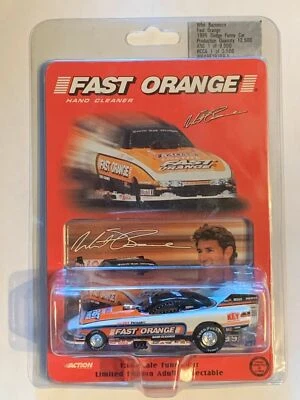WHIT BAZEMORE 1995 FAST ORANGE 1/64 ACTION DIECAST FUNNY CAR 1/9,000 - Image 1 of 4