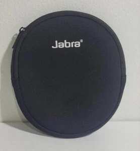 JABRA HEADPHONES CASE POUCH BLACK WITH YELLOW INSIDE 7 1/2 x 6 1/2 - Picture 1 of 1