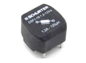 10x 125µH 1.2A Inducteur Choke Starter Tht Schurter DSF1-18-1.2-125 DSF-18-0003 - Picture 1 of 1
