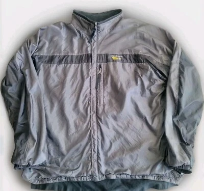 Men's Mountain Hardwear XL Medium Fleece Lined Jacket Shell Charcoal  - Image 1 of 4