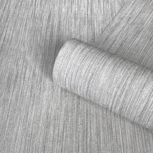 Papel pintado Belgravia Decor Luciano textura gris 3854 - vinilo italiano liso - Imagen 1 de 2