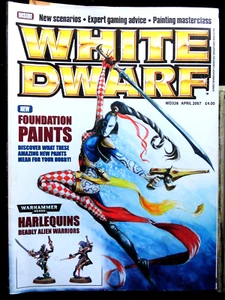 WHITE DWARF (Games Workshop) Magazine (April 2007) Fantasy Gaming Warhammer LOTR - Picture 1 of 1