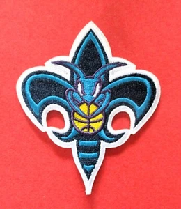 New Orleans Hornets Secondary Logo NBA Basketball Neu bestickt Bügelbild Patch - Bild 1 von 1