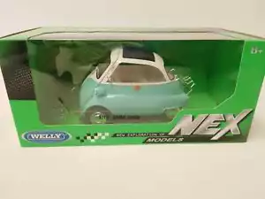 WELLY BMW Isetta Luz LED Verde Blanco 1955 1/18 24096GR - Imagen 1 de 2
